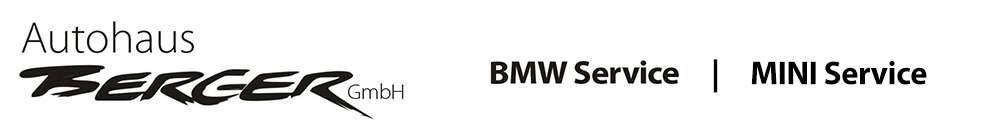 BMW Autohaus Berger in Elsterwerda und Herzberg Logo
